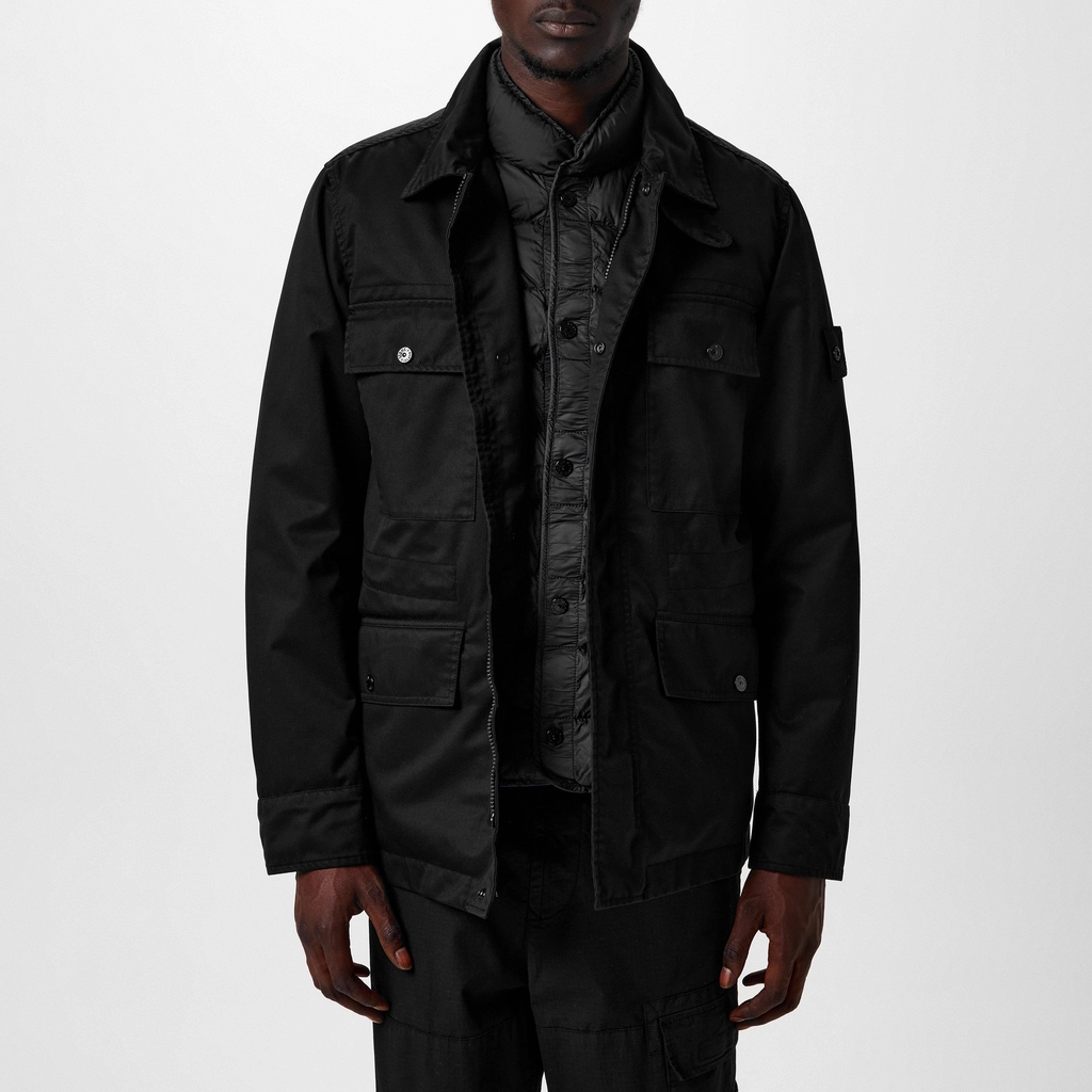 Stone Island Raso Jacket - Black V0029